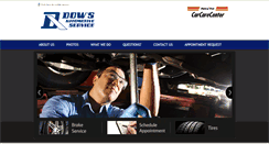 Desktop Screenshot of dowsautomotiveservice.com